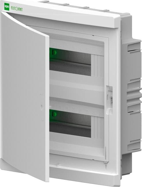 Elektro-Plast Rozdzielnica modułowa p/t Elegant RP 2x12 PE+N IP40 drzwi białe 2435-00