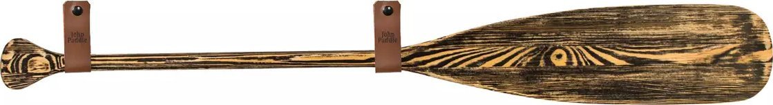 John Paddle Pagaj John Paddle Ozdoba Postarzany 110 cm WZ4 ze skórzanymi poziomymi zawieszkami 110 cm