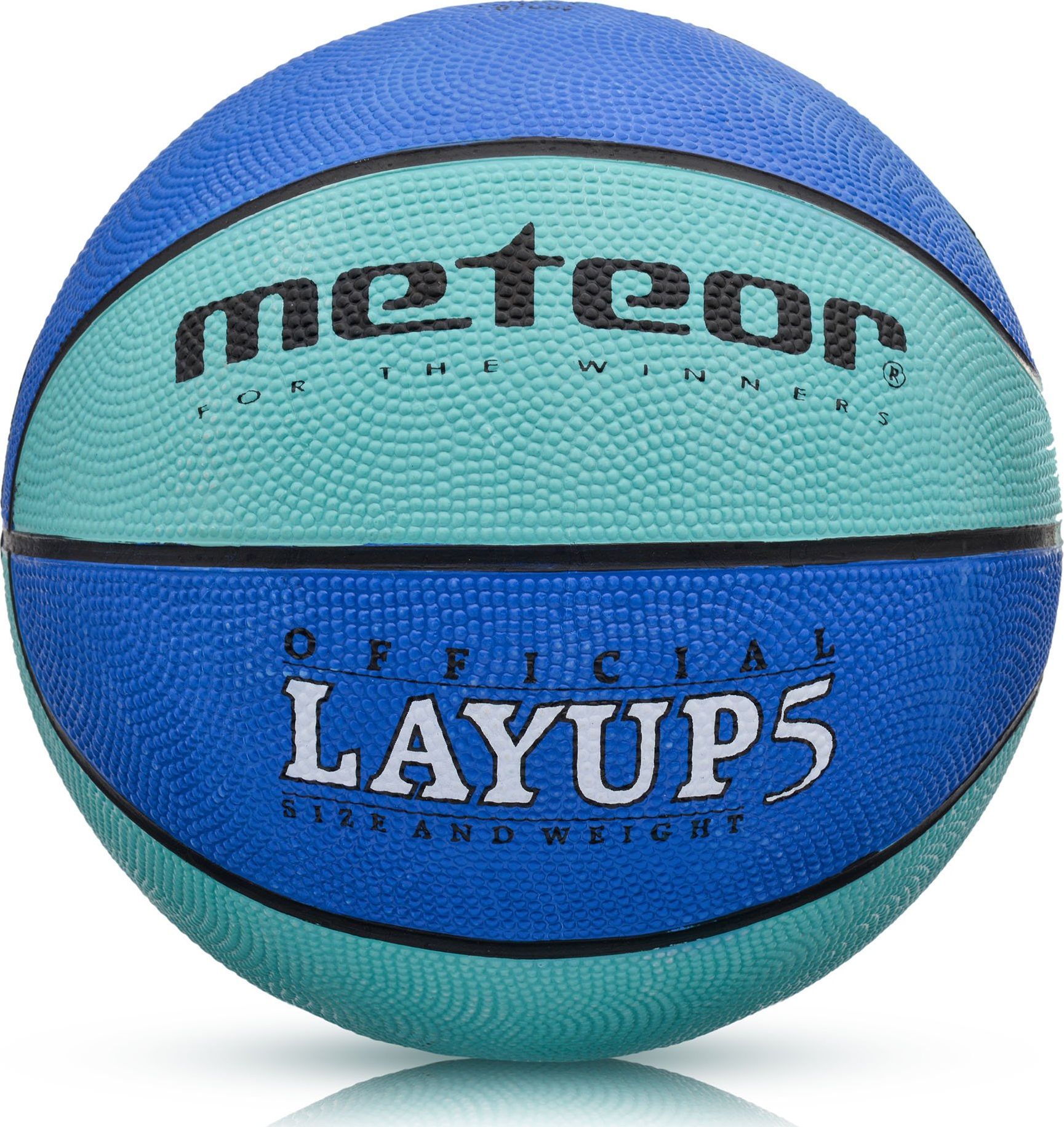 Meteor PIŁKA KOSZ. METEOR LAYUP #5 niebieska Uniwersalny