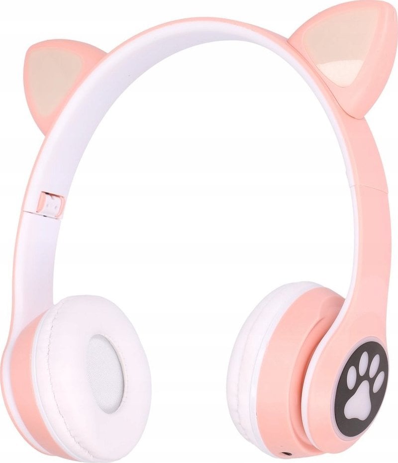 Słuchawki ExtraLink EXTRALINK KIDS CAT EARS WIRELESS HEADPHONES PINK