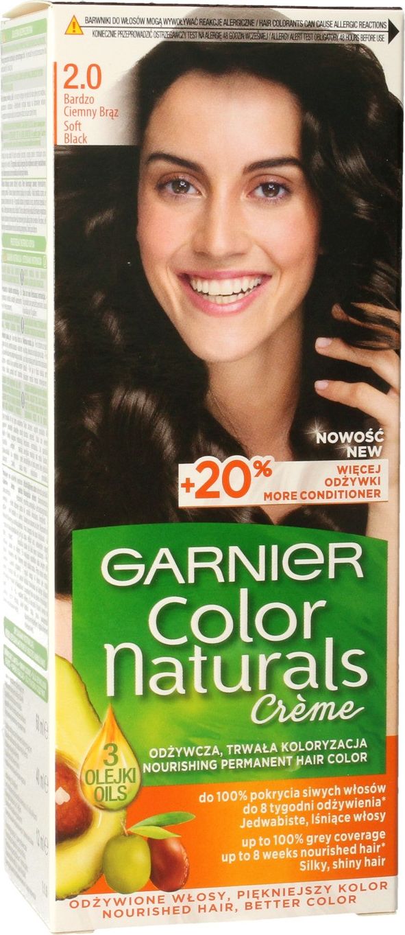 Garnier Krem koloryzujący do włosów Color Naturals Ciemny Brąz