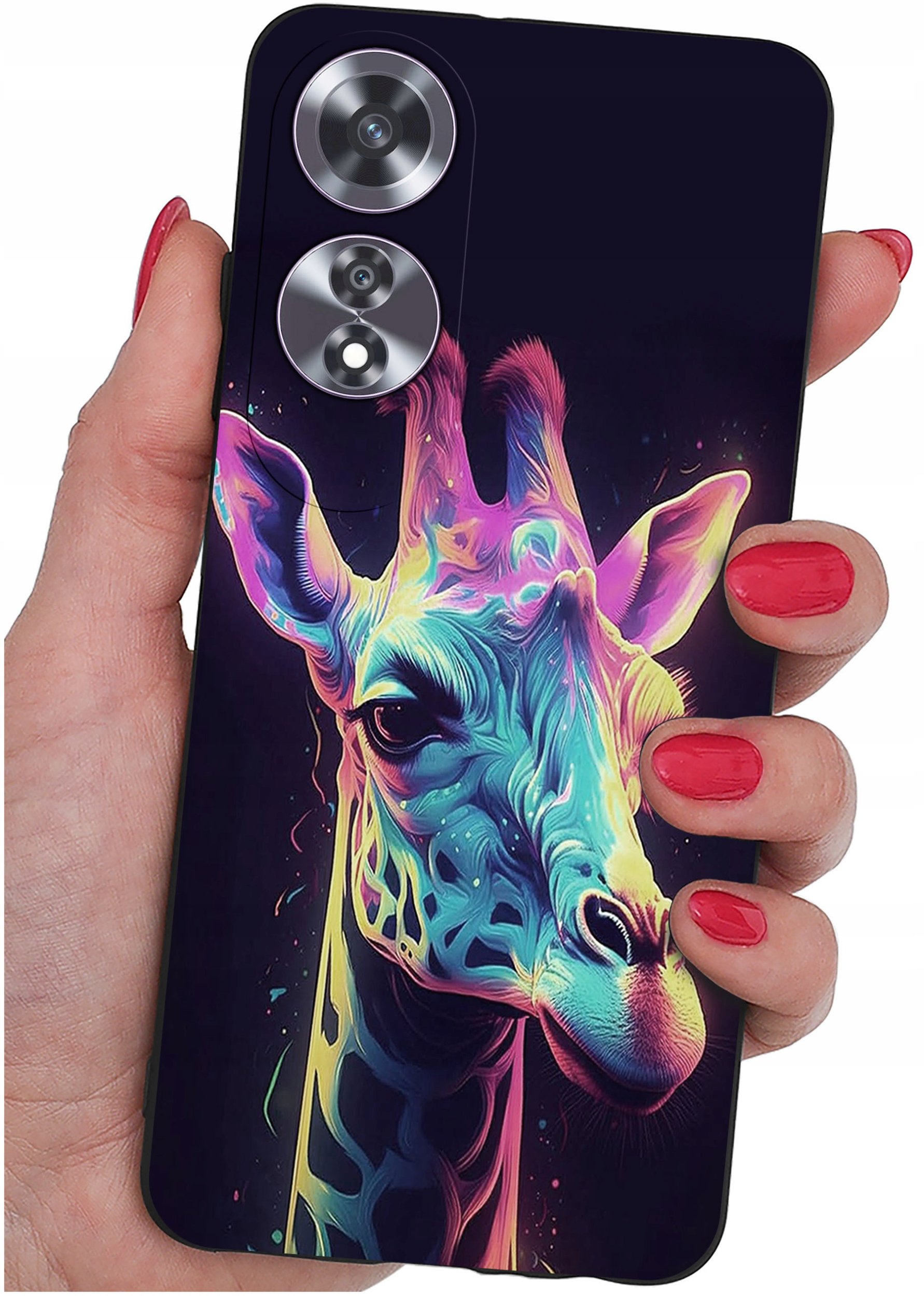 Etui do Oppo A60 4G WZORY |SILIKONOWE MATT CASE + SZKŁO 9H