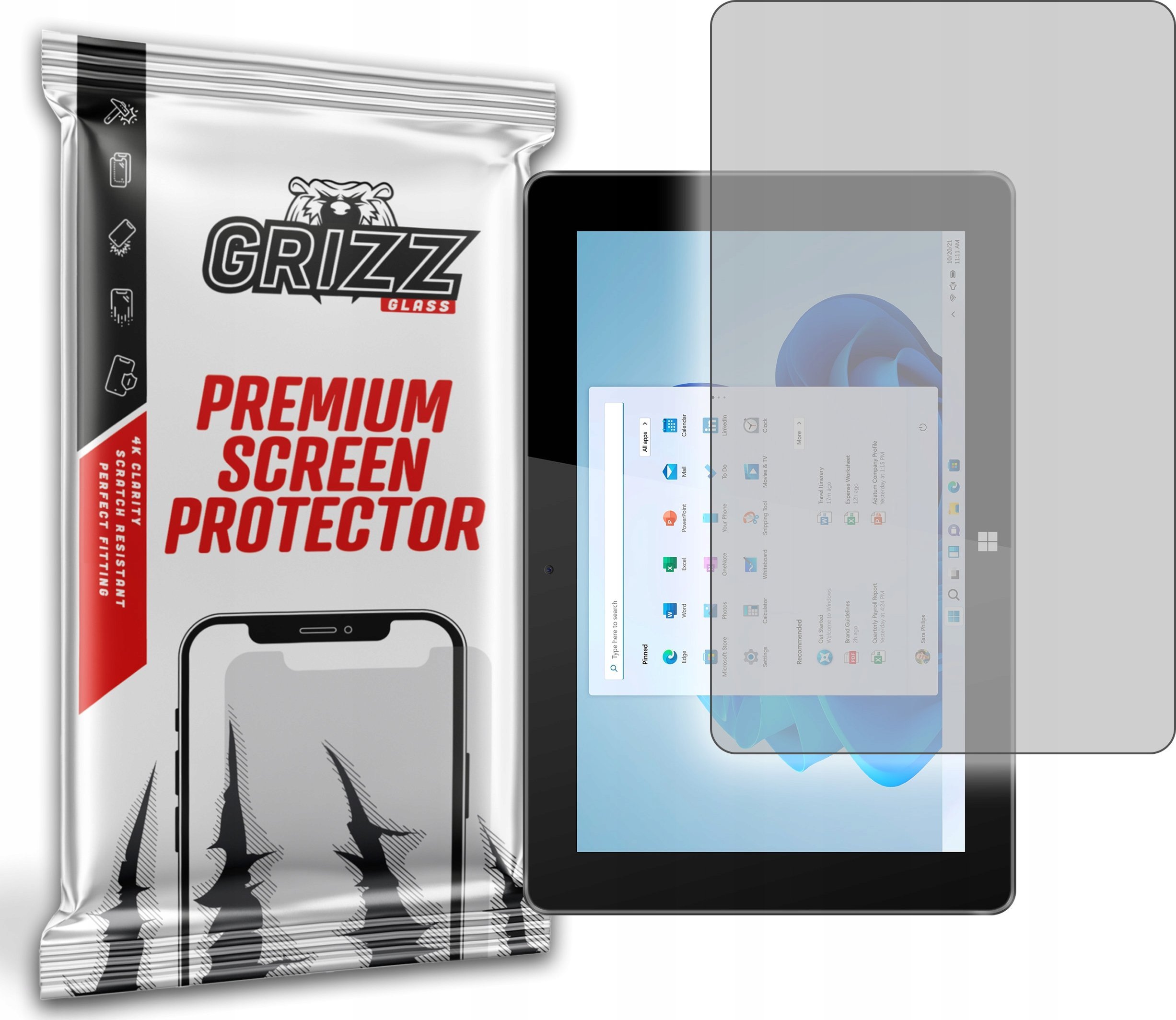 GrizzGlass Folia matowa GrizzGlass PaperScreen do Kruger Matz Edge 1089 / 1089S