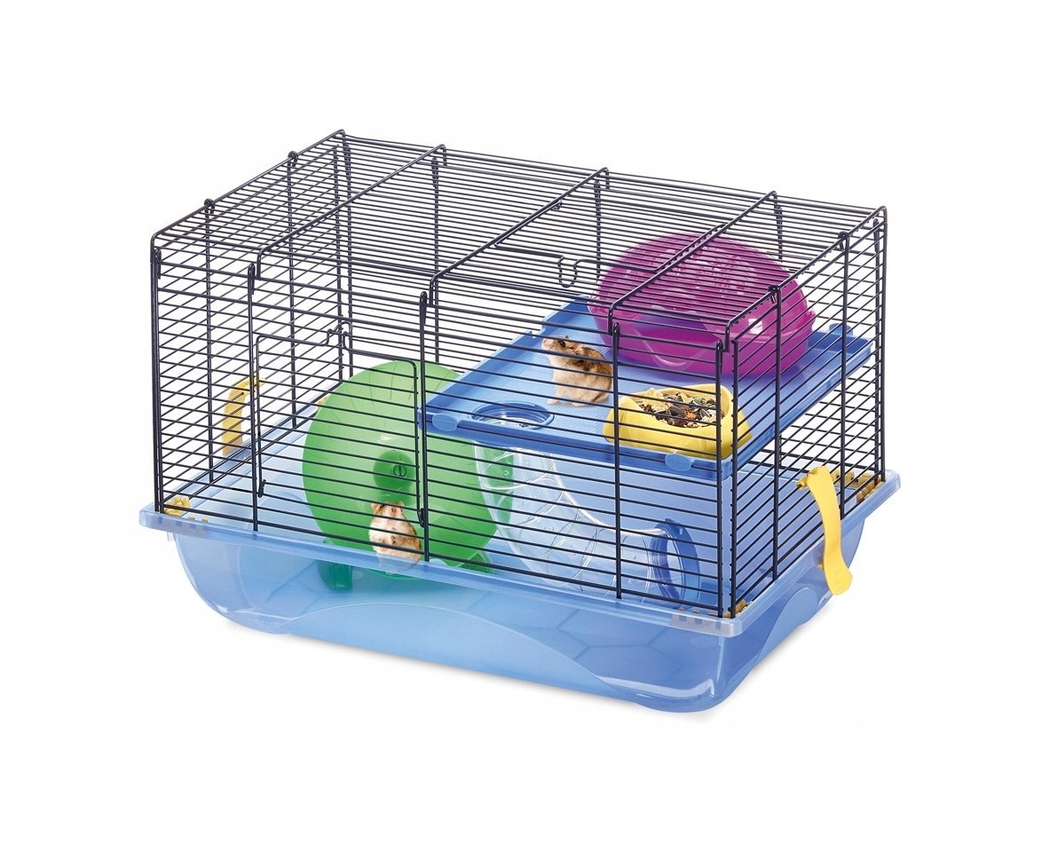 iMac Easy 100, klatka dla gryzoni i królików, niebieski, 100x54,5x45 cm