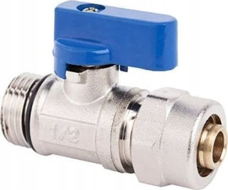 Arco Zawór kulowy MINI 1/2" GZ niebieski ze złšczkš do rur wielowarstwowych 16x2 [40/80]
