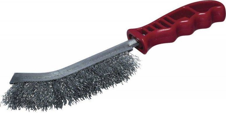 Wolfcraft SZCZOTKA RĘCZNA 1-RZĘDOWA 265 MM WOLFCRAFT - DRUT INOX WF2717000 WOLFCRAFT