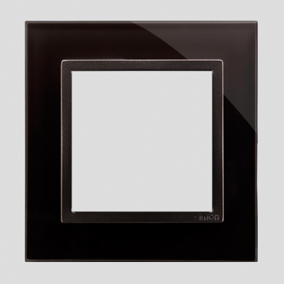 Kontakt-Simon Ramka pojedyncza Simon54 szklana zastygła lawa DRN1/73