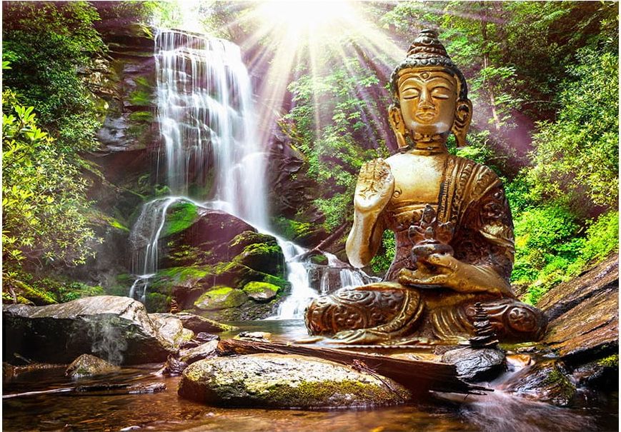 DecoNest Fototapeta - Leśna modlitwa - 100X70