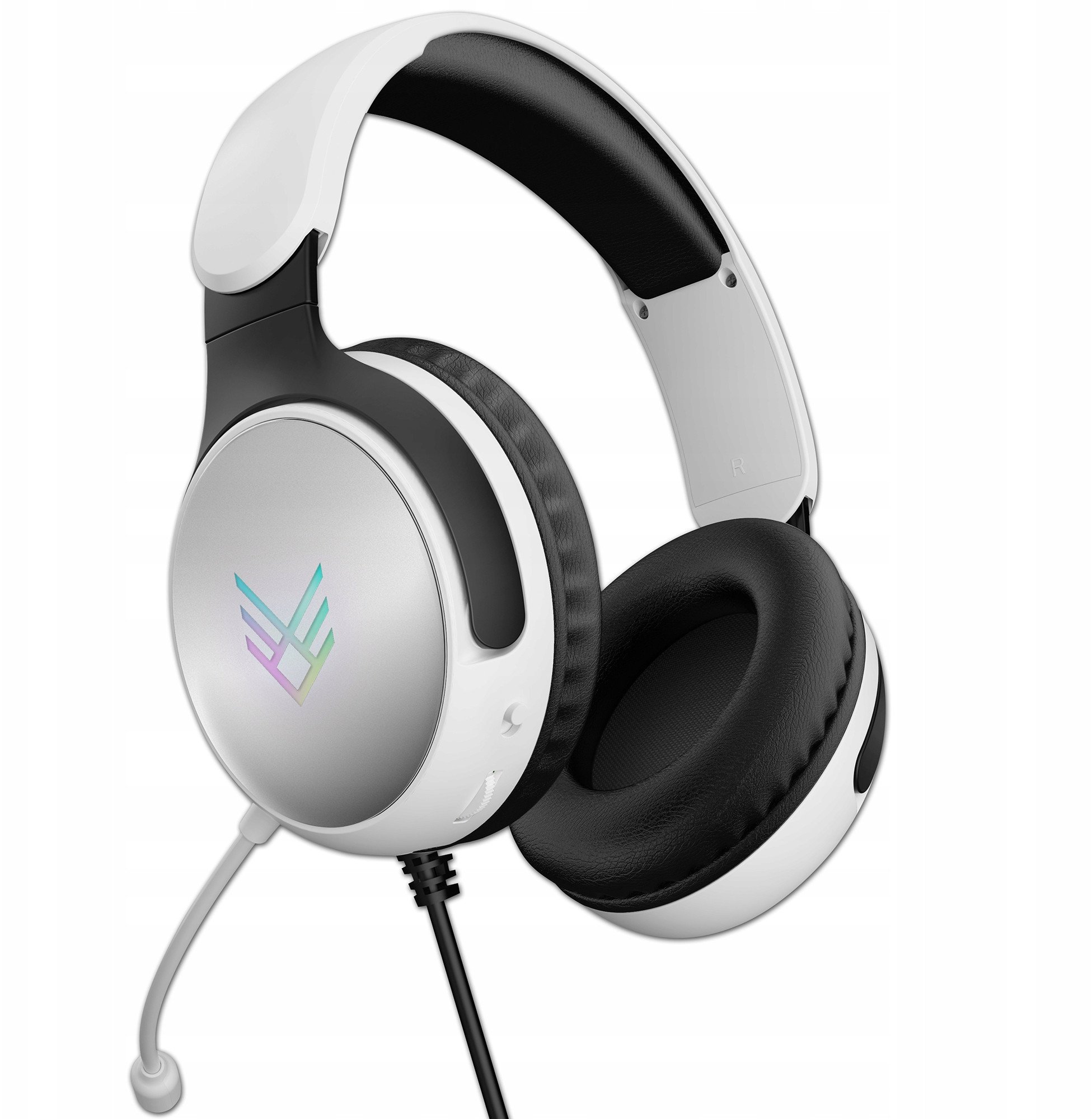 Słuchawki gamingowe Audeeo Light-Up Gaming (białe)