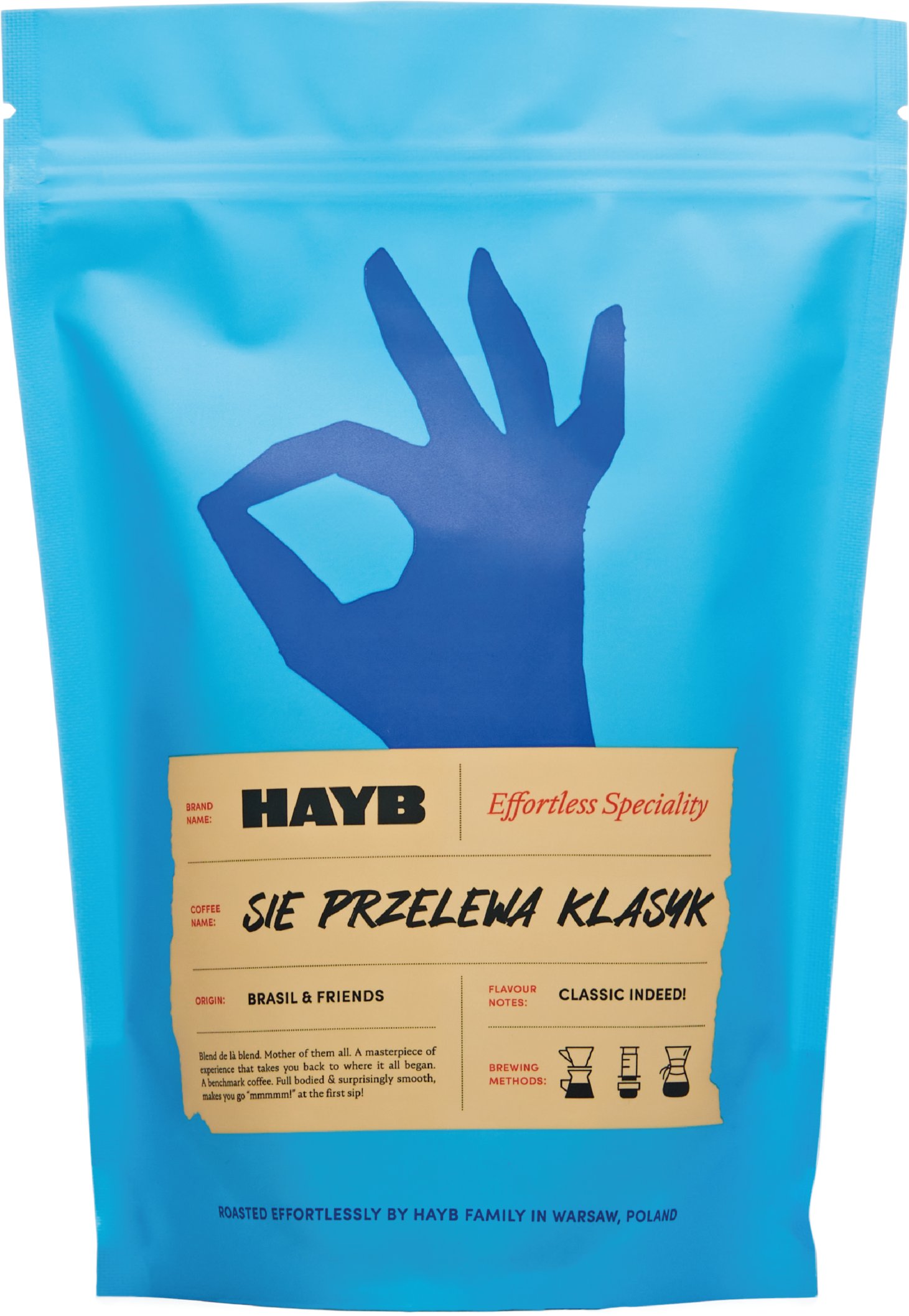 Kawa ziarnista HAYB Sie Przelewa Klasyk 500 g