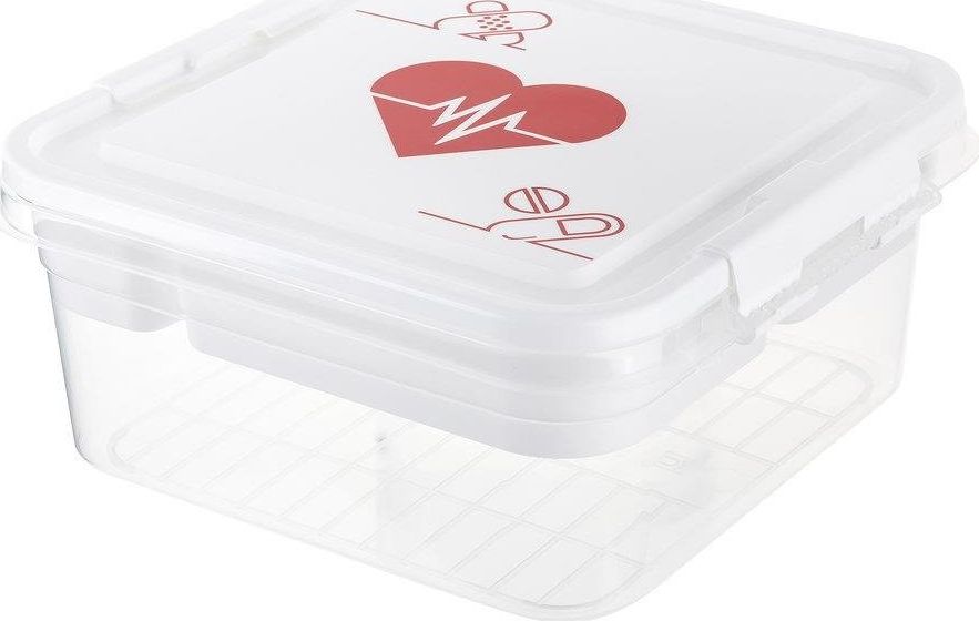 Praktyczna Organizer pojemnik na leki Praktyczna 25 x 26 x 11 cm