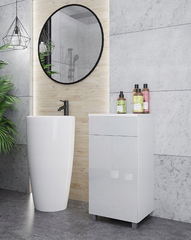 artmeble24 SZAFKA KOMODA ŁAZIENKOWA WISZĄCO - STOJĄCA 30 POŁ