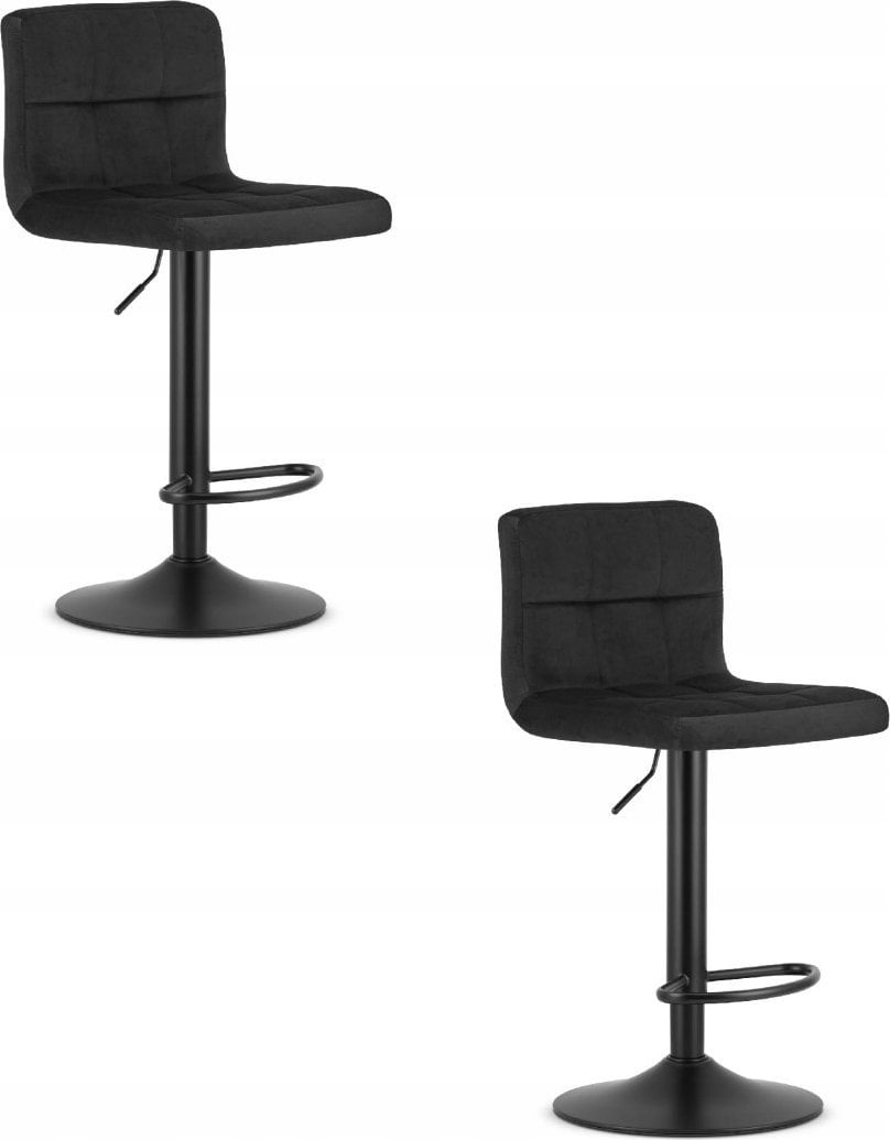 Leobert Hoker PROT - aksamit czarny / baza czarna x 2