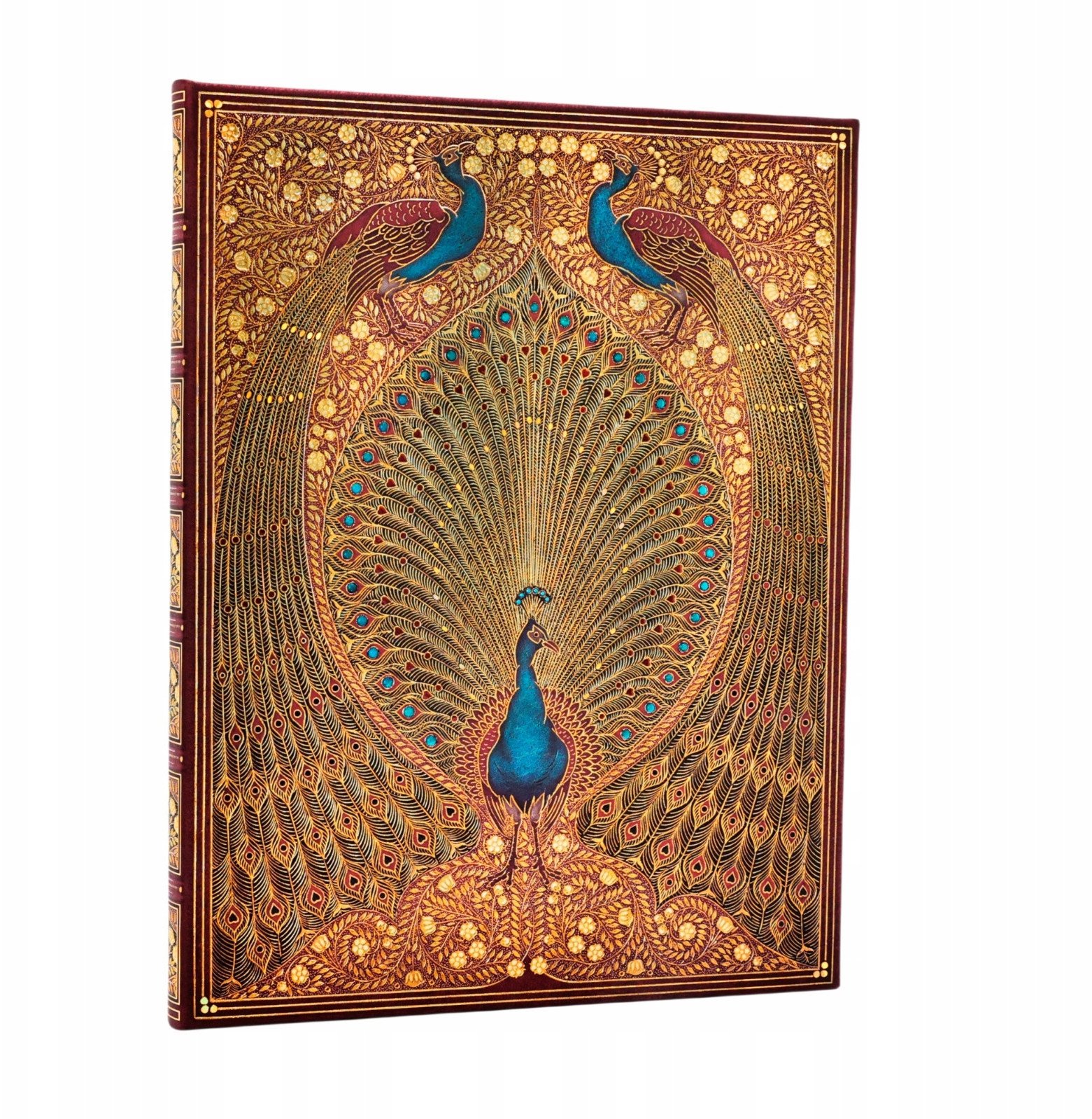 Notatnik w linie Paperblanks Hafiz's Peacocks - ultra wrap