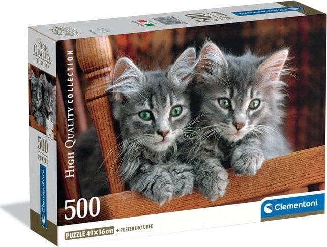 Clementoni Puzzle Compact Kittens 500 elementów (35580)