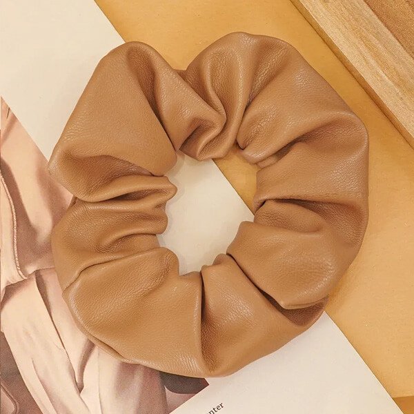 Gumka LEATHER do włosów YEYE Beżowy