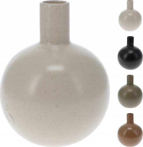 Koopman Wazon porcelanowy dekoracyjny na kwiaty 13,5 x 17 cm