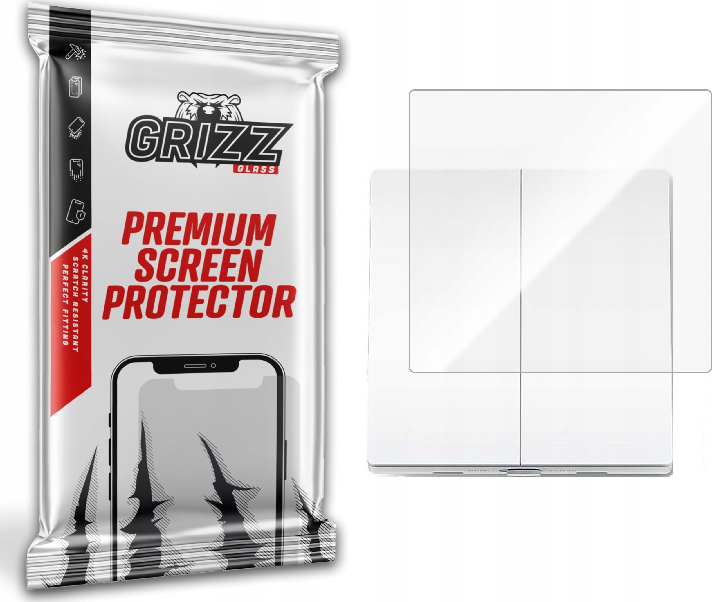 GrizzGlass Folia ceramiczna GrizzGlass CeramicFilm do inteligentnego włącznika światła TP-LINK Tapo S220 Smart