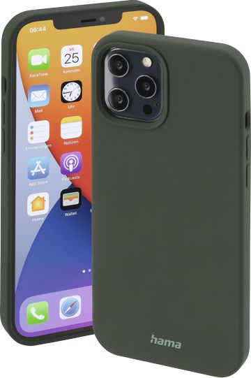 Hama MagCase Finest Sense PRO FUTERAŁ GSM DLA IPHONE 12/12 PRO, ZIELONY