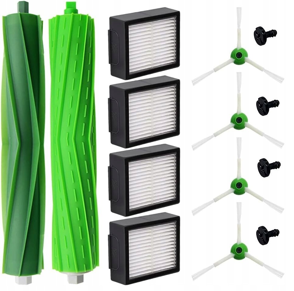 Zestaw do iRobot Roomba E5 E6 E7 I7 fi3+ i4+ i6+ i8+ e6 j7+ filtry szczotki