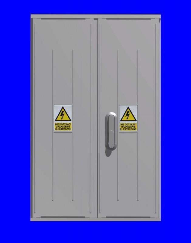 Incobex Obudowa termoutwardzalna STN 53x84x25 zamek cięgła kątowniki daszek prosty - IOBK-32310-002