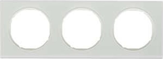 Hager Berker R.3 Ramka potrójna szkło hartowane białe 10132209