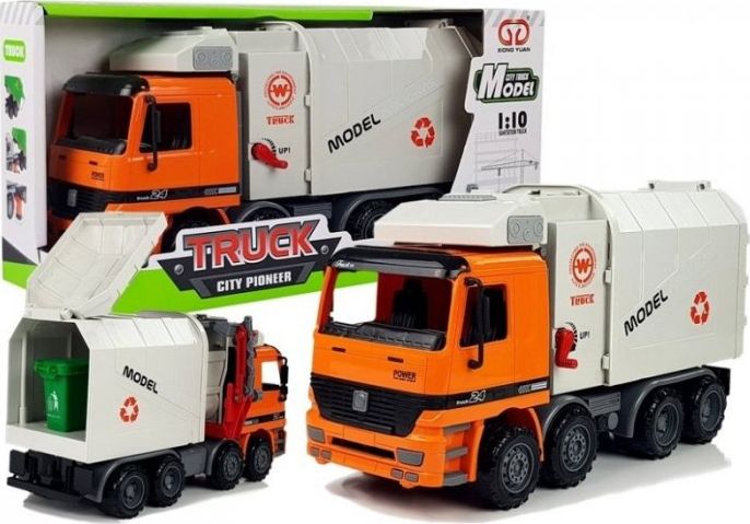 Lean Sport Auto Śmieciarka z Napędem Kosz na Śmieci