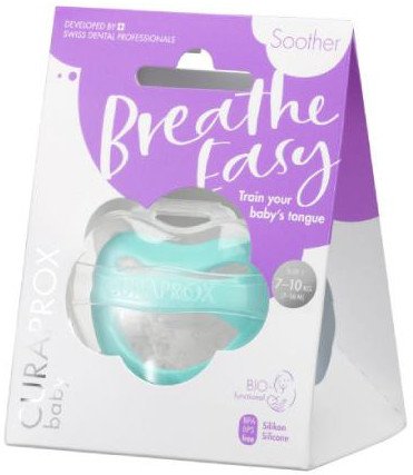 Curaprox Baby Smoczek SOLO rozmiar 1 - TURKUSOWY 7-10kg