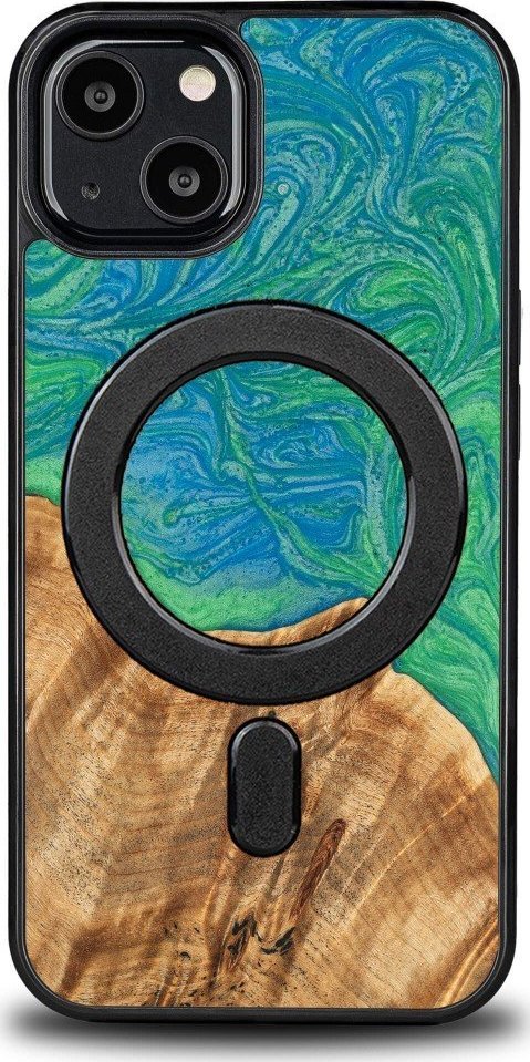 BeWood Etui Bewood Unique na iPhone 13 - Neons - Tokyo z MagSafe