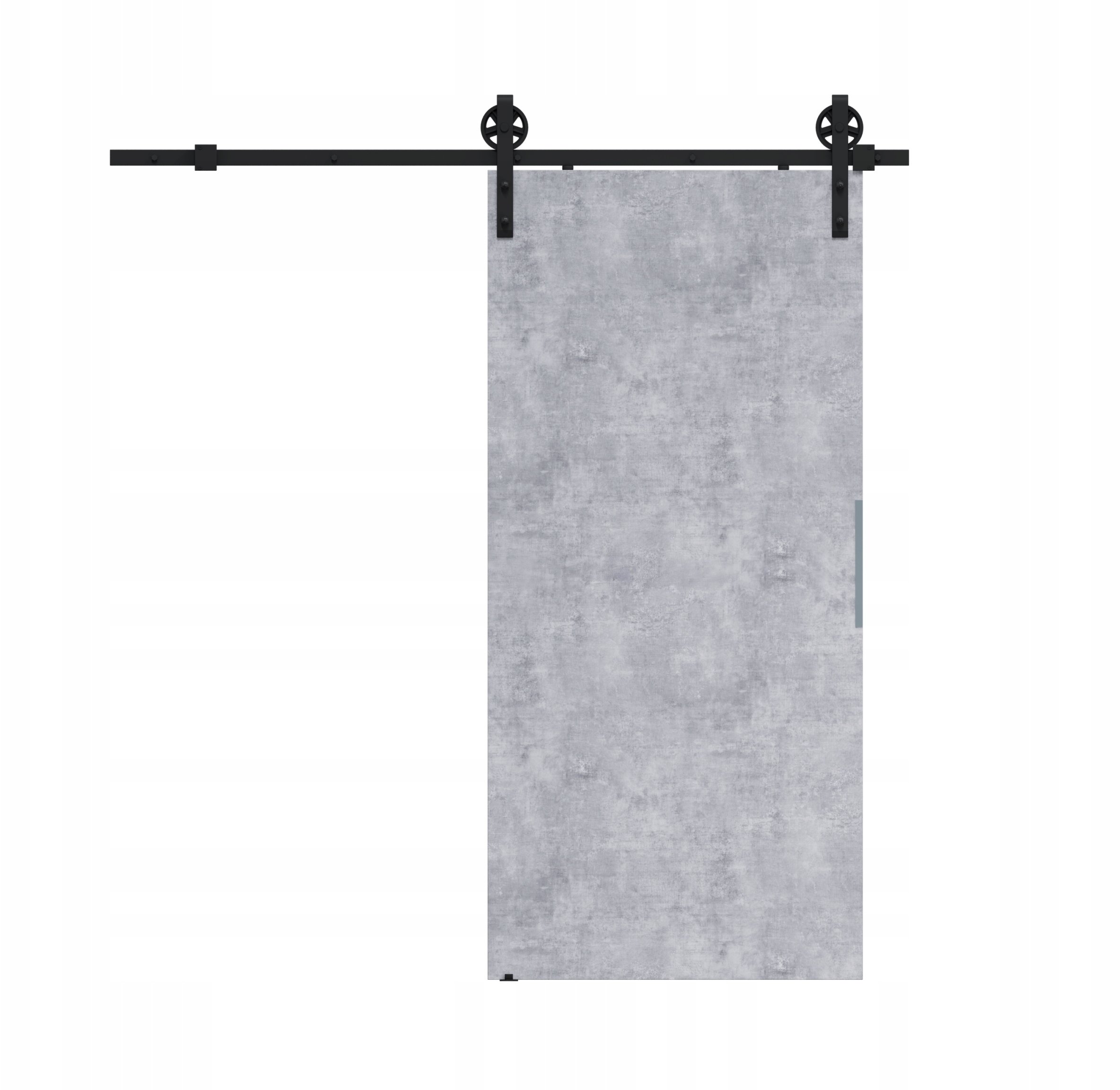 Homedoors Drzwi przesuwne 80 ścienne ALFA LOFT A 04 beton 85 + system przesuwny