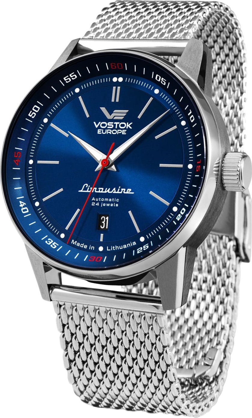 Zegarek Vostok Europe Zegarek męski Vostok Europe NH35A-560A687B srebrny