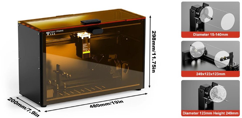 Ploter laserowy Two Trees TS5 7W}