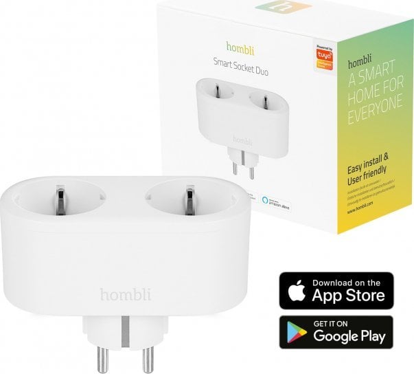 Avanca International BV Hombli smarte zweifach Steckdose, weiß