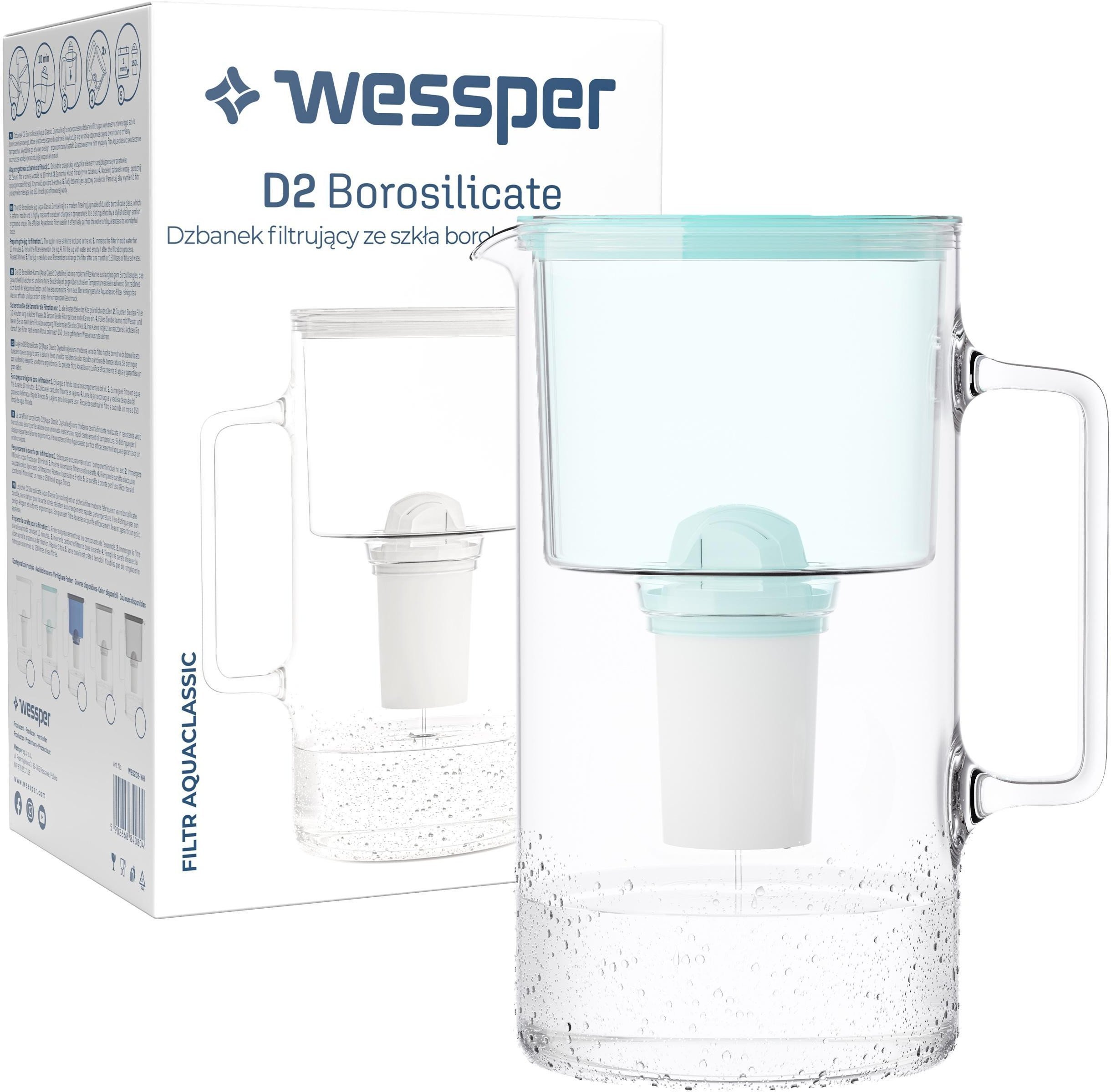 DZBANEK D2 Borosilicate WES202-MT
