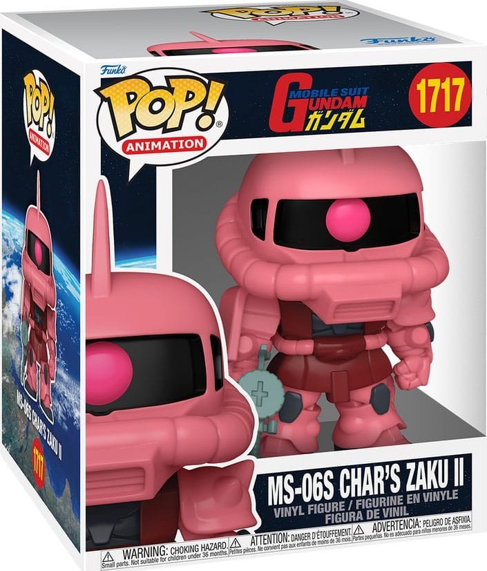 Funko POP Super 6" Mobile Suit Gundam 1717 MS-06S Char's Zaku II
