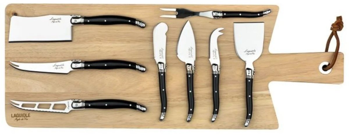 Zestaw 8 Noży do Sera Z Deską do Serwowania, uniwersalny Zestaw