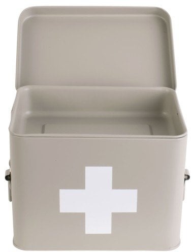 Metalowa apteczka present time, 21,5 x 15,5 x 16 cm