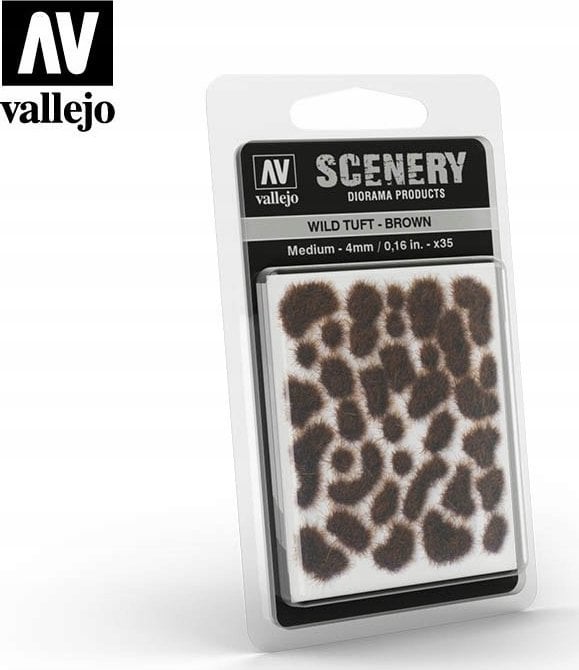 Vallejo Vallejo: Scenery - Wild Tuft - Brown (5 mm)x35