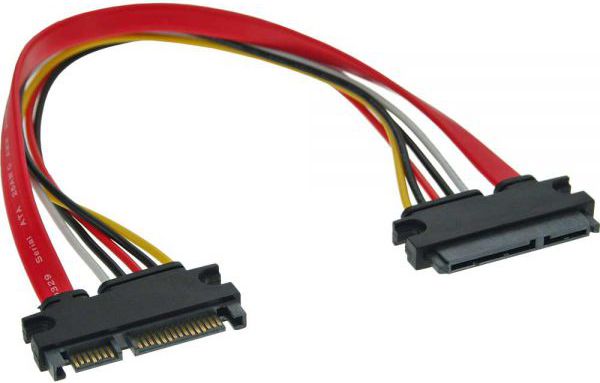 InLine SATA 22-pin - SATA 22-pin, 0.3m, Wielokolorowy (29652A)