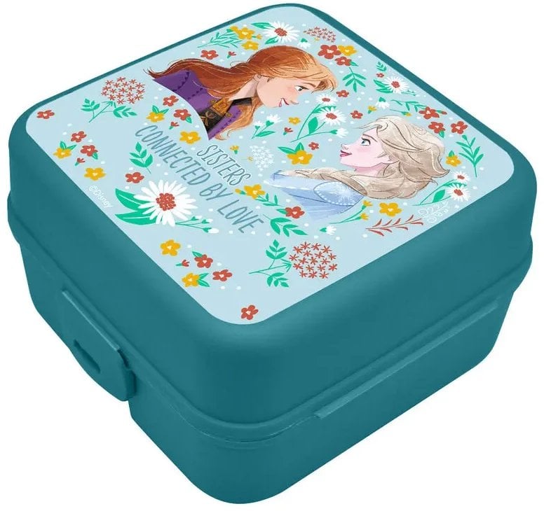 Pudełko śniadaniowe z przegródkami 14x14x8cm Kraina Lodu Frozen 840388 Kids Euroswan