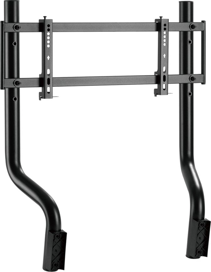 Res-Tech RES-TECH Simply Single Monitor Stand Integrated, uchwyt monitora kompatybilny z VESA - czarny