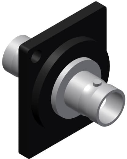 Złącze panelowe PROCAB VCD30, Podwójne bnc (F)