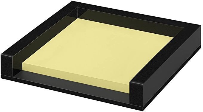 Wedo 63 1801 Kwadrat Akrylowy Czarny