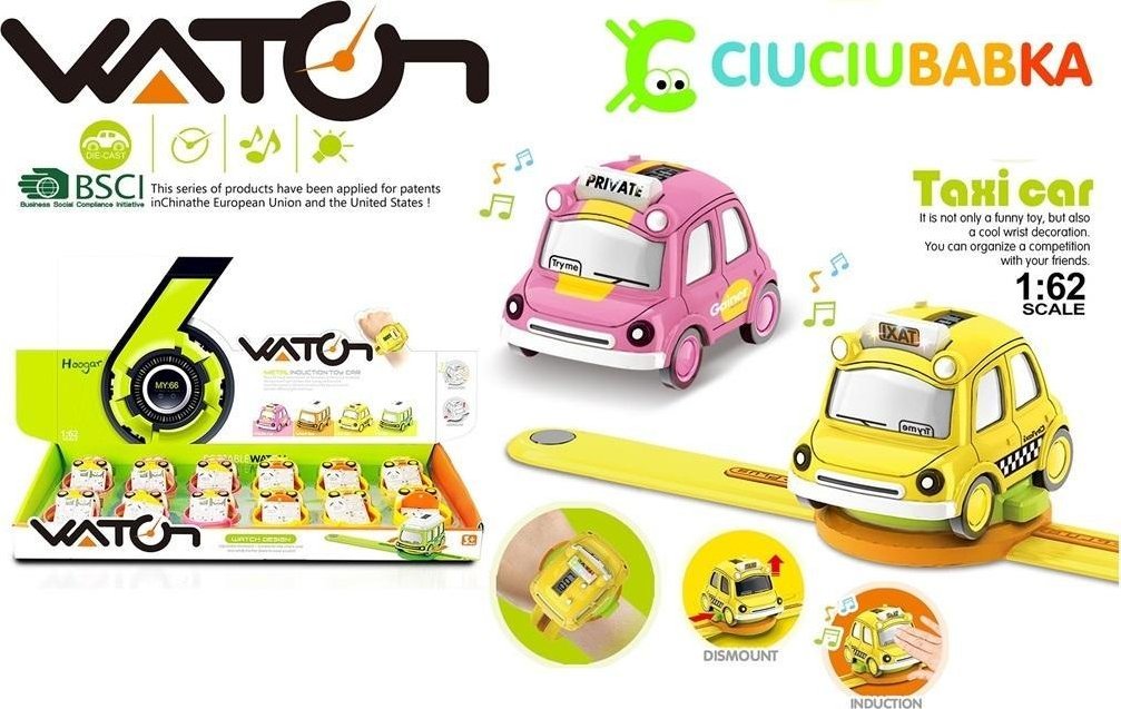 Metal Pojazd - zegarek św/dź mix