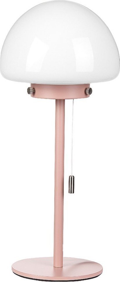 Lampa stołowa Beliani Lampa stołowa różowa MORUGA