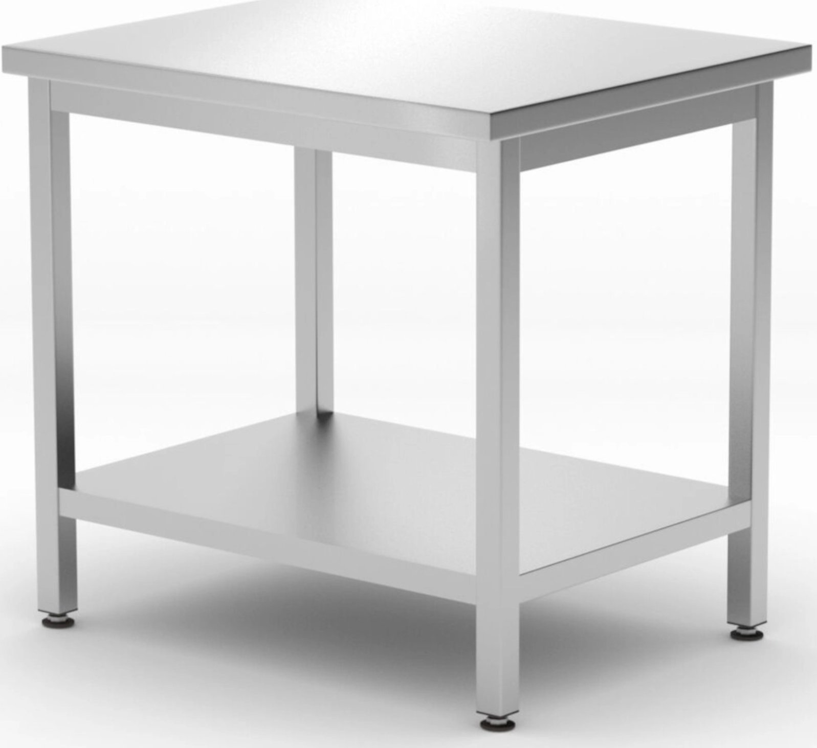 Hendi Stół blat roboczy centralny z półką Budget Line 800 x 600 x 850 mm - Hendi 817100 Stół blat roboczy centralny z półką Budget Line 800 x 600 x 85