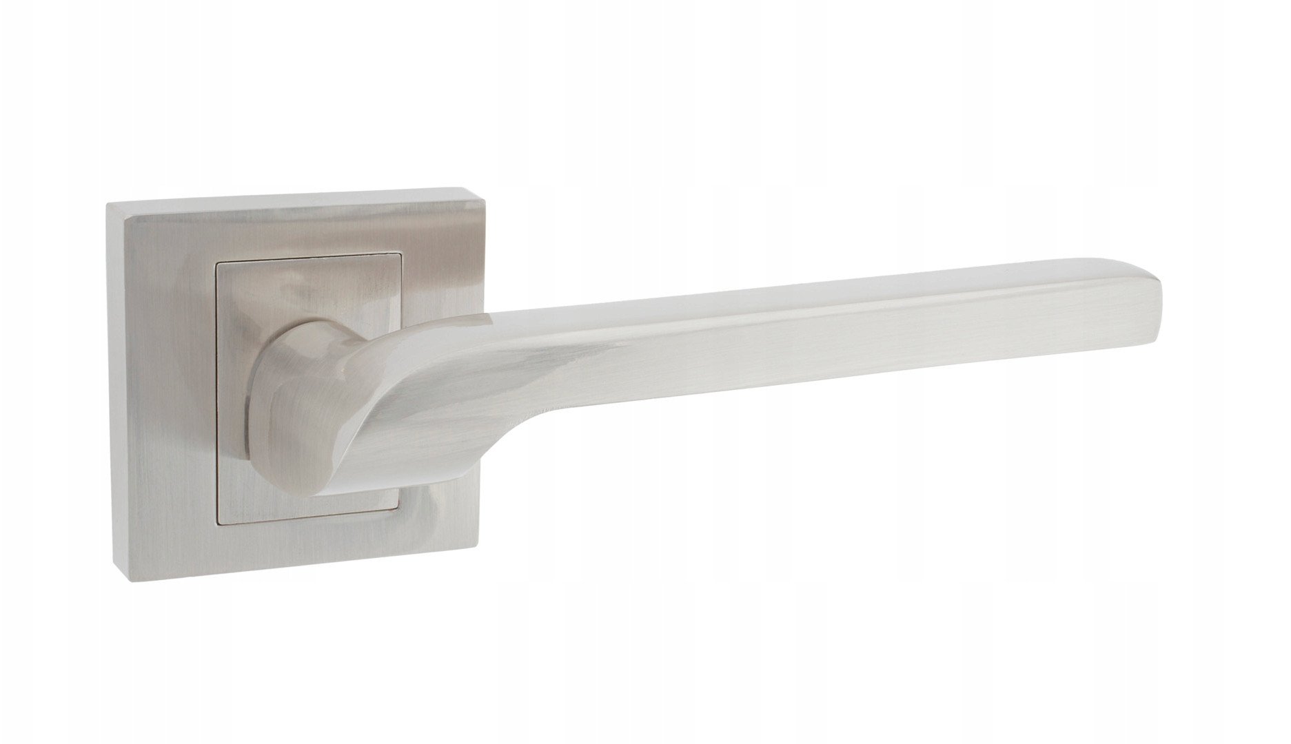 KLAMKA DRZWIOWA ZOYA NIKIEL SATYNA