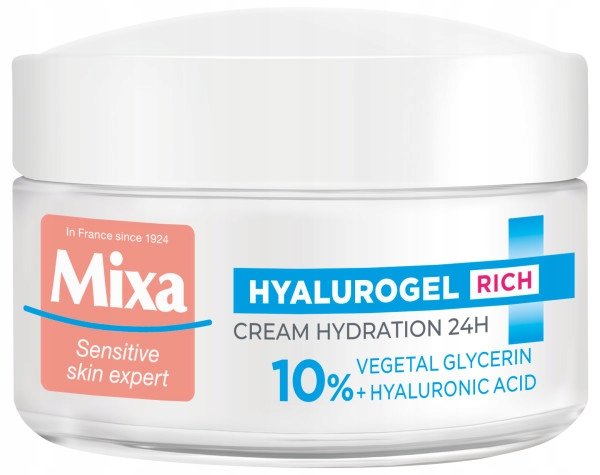 Mixa Hyalurogel Krem intensywnie nawilżający 50ml