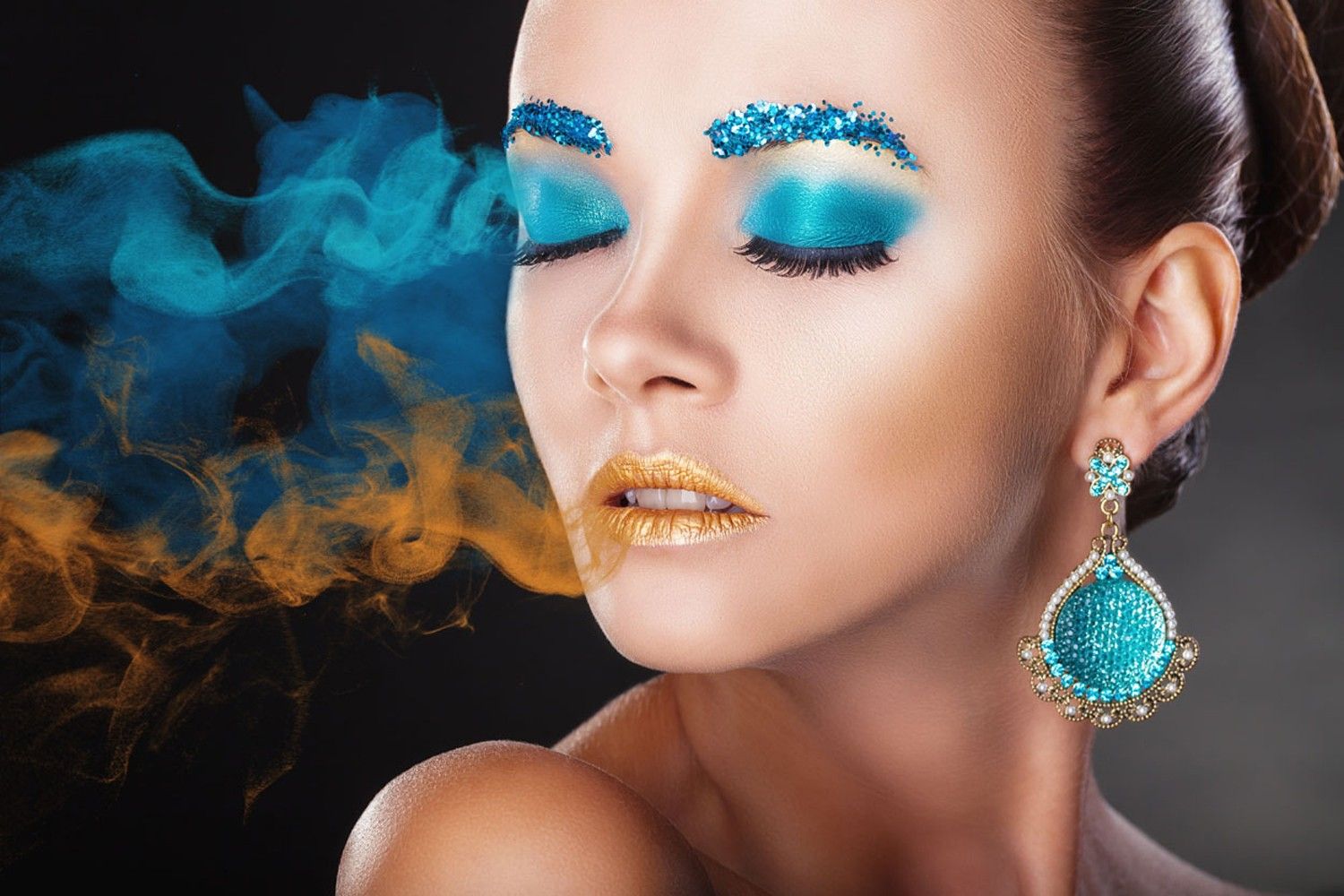 Witek Home Obraz szklany 120x80 Make up