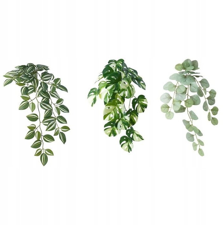 FEJKA Sztuczna roślina ścienna wisząca 3szt 705.486.28